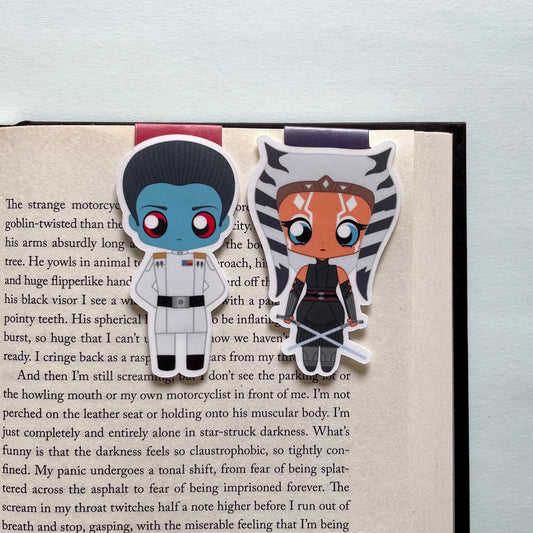 Space Wizards "Thrawn & Ahsoka" Magnetic Bookmark Set