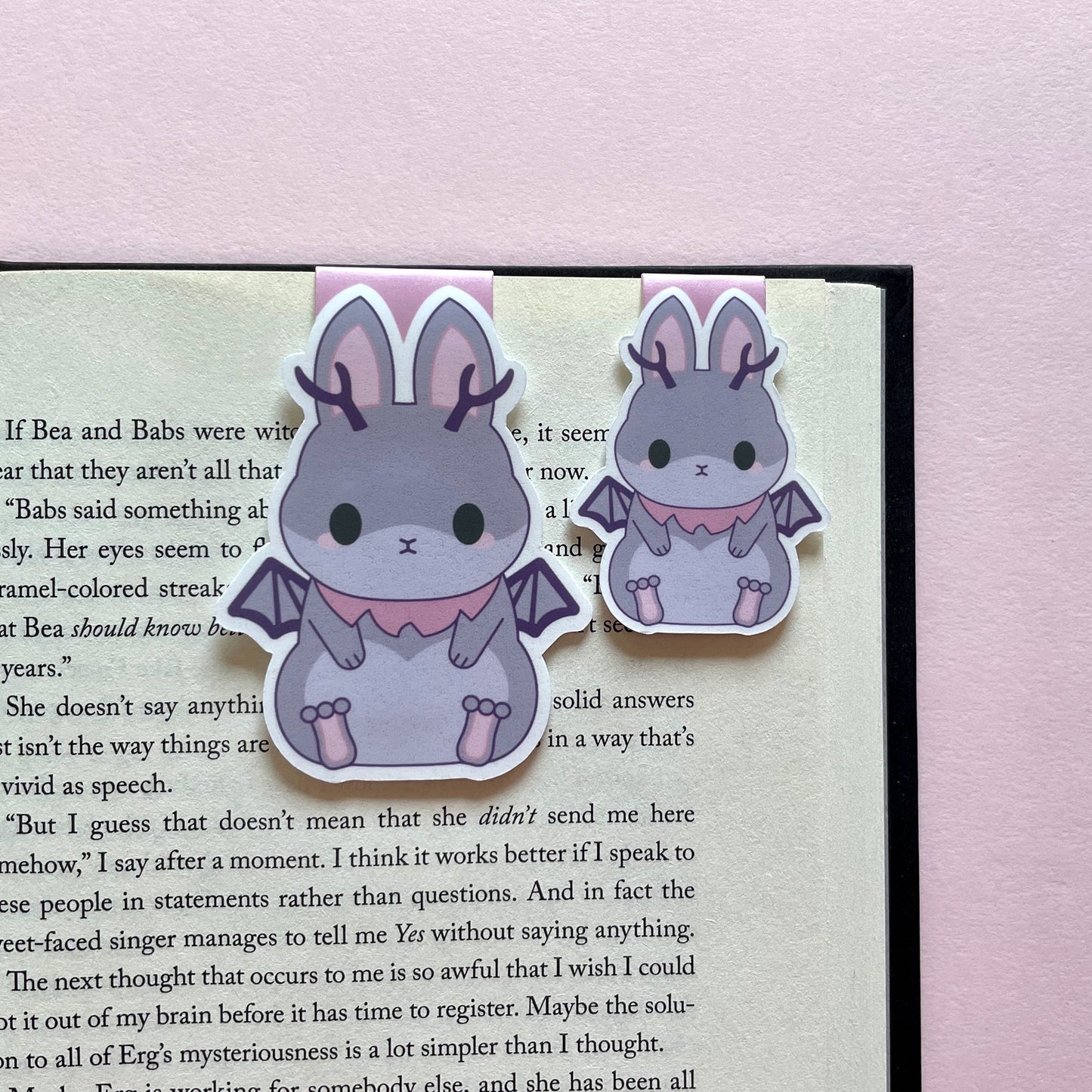 Cute Cryptids "Truffles" the Jackalope Magnetic Bookmark