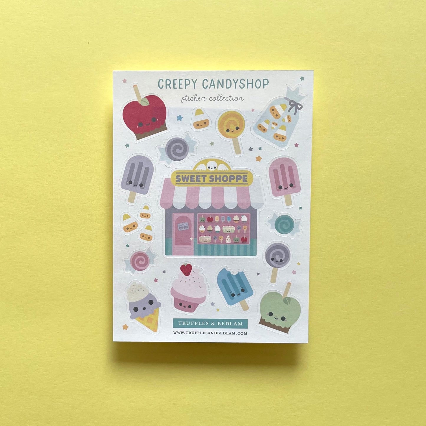 Creepy Candy Shop Sticker Sheet